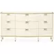 La Terrazza Creamy Pearl Upholstered Panel Bedroom Set