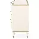 La Terrazza Creamy Pearl Upholstered Panel Bedroom Set