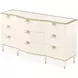 La Terrazza Creamy Pearl Upholstered Panel Bedroom Set