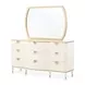La Terrazza Creamy Pearl 9 Drawer Dresser