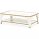 La Terrazza Creamy Pearl Rectangular Cocktail Table