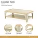 La Terrazza Silver Mist Rectangular Cocktail Table