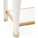 La Terrazza Creamy Pearl Rectangular End Table