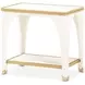 La Terrazza Creamy Pearl Rectangular End Table