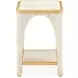 La Terrazza Silver Mist Rectangular End Table