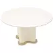 La Terrazza Creamy Pearl Round Dining Room Set