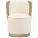 La Terrazza Creamy Pearl Upholstered Panel Bedroom Set