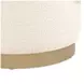 La Terrazza Creamy Pearl Upholstered Vanity Chair
