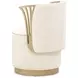 La Terrazza Creamy Pearl Upholstered Vanity Chair