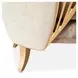 La Terrazza Light Champagne and Cappuccino Accent Chair