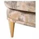 La Terrazza Light Champagne and Cappuccino Accent Chair