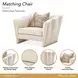 La Terrazza Light Champagne and Cappuccino Matching Chair