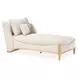La Terrazza Cappuccino and Light Champagne 35" Chaise
