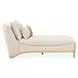 La Terrazza Cappuccino and Light Champagne 35" Chaise