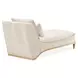 La Terrazza Cappuccino and Light Champagne 35" Chaise