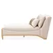 La Terrazza Cappuccino and Light Champagne 35" Chaise