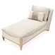 La Terrazza Cappuccino and Light Champagne 35" Chaise