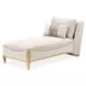 La Terrazza Cappuccino and Light Champagne 35" Chaise