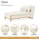 La Terrazza Starlight 35" Chaise