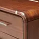 Mason Park Umber 2 Drawer Nightstand with LED Lighting