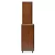 Mason Park Umber 4 Drawer Chest with Storage Mirror