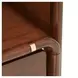 Mason Park Umber 4 Drawer Chest with Storage Mirror