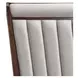 Houston Porcini and Walnut Eastern King Upholstered Panel Bed with USB Charging