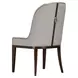 Houston Walnut and Porcini Dining Side Chair Set of 2