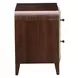 Houston Walnut 2 Drawer Nightstand