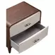 Houston Walnut 2 Drawer Nightstand