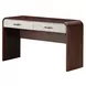 Houston Walnut 2 Drawer Vanity Table