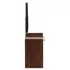 Houston Walnut 2 Drawer Vanity Table with Mirror