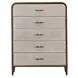Houston Walnut 5 Drawer Chest