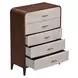 Houston Walnut 5 Drawer Chest