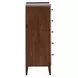 Houston Walnut 5 Drawer Chest