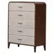 Houston Walnut 5 Drawer Chest
