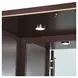 Houston Walnut 2 Drawer Display Cabinet with LED Lighting