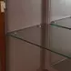 Houston Walnut 2 Drawer Display Cabinet with LED Lighting