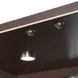 Houston Walnut 2 Drawer Display Cabinet with LED Lighting