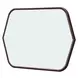 Houston Walnut Hexagon Wall Mirror