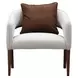 Houston Walnut and Pebble Accent Chair