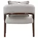 Houston Walnut and Pebble Accent Chair