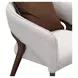 Houston Walnut and Pebble Accent Chair