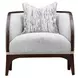 Houston Walnut and Pebble Matching Chair
