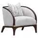 Houston Walnut and Pebble Matching Chair