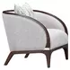 Houston Walnut and Pebble Matching Chair