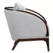 Houston Walnut and Pebble Matching Chair