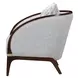 Houston Walnut and Pebble Matching Chair