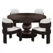 West Kensington Medium Espresso 84" Extendable Oval Dining Table