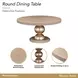 West Kensington Sea Salt Caramel 60" Round Dining Table